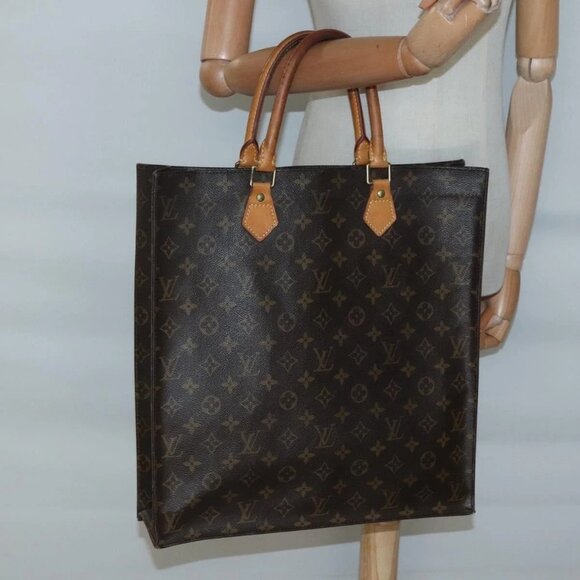 LOUIS VUITTON Monogram Sac Plat Hand Bag M51140 LV Auth 134427 - Picture 15 of 16